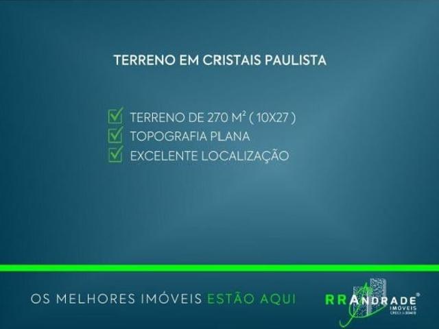 Terreno em Cristais Paulista Centro