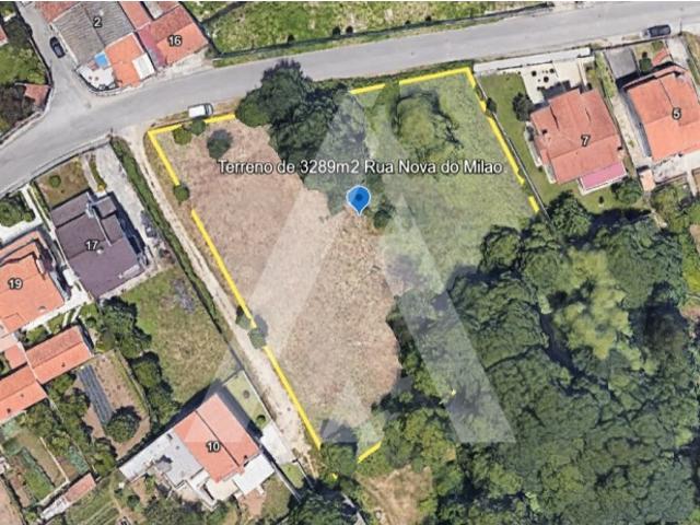 Terreno em Esgueira Aveiro com área de 3289m2