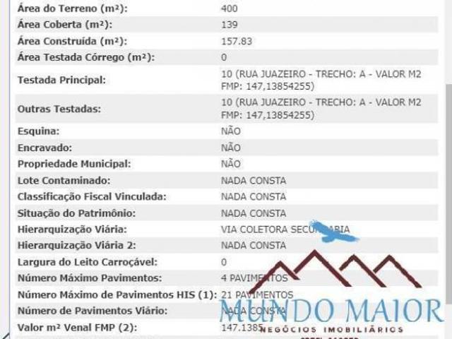 Terreno em Paraíso, Santo André/SP de 400m² à venda por R$ 1.280.000,00