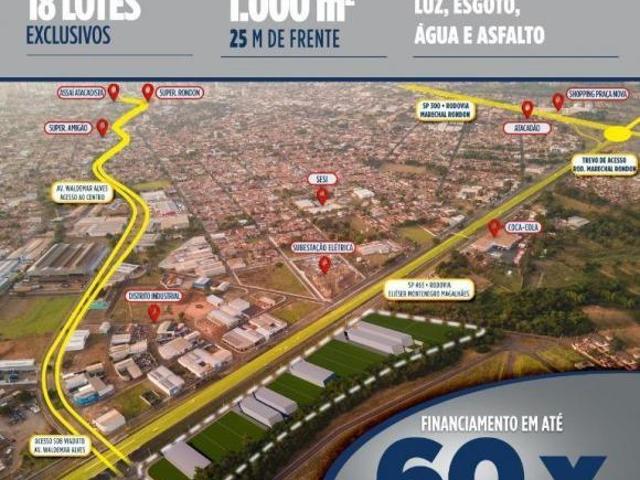 Terreno em Parque Industrial de Grandes Resíduos, Araçatuba/SP de 1633m² à venda por R$ 1.023.000,00