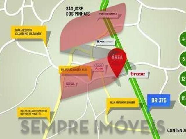 Terreno em Roseira, São José dos Pinhais/PR de 53839m² à venda por R$ 15.753.000,00
