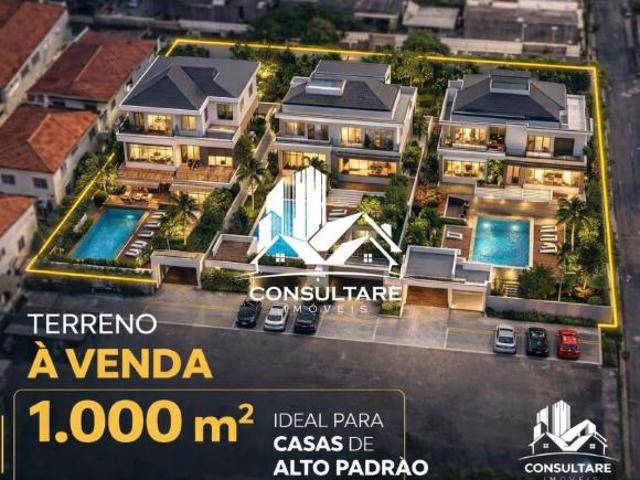 Terreno em Vila Cascatinha, São Vicente/SP de 1000m² à venda por R$ 2.390.000,00