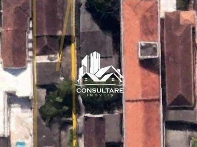 Terreno em Vila Cascatinha, São Vicente/SP de 500m² à venda por R$ 1.200.000,00