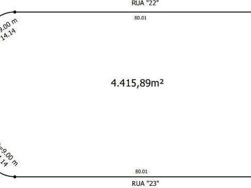 Terreno em Vila Mirim, Praia Grande/SP de 4416m² à venda por R$ 12.903.892,00