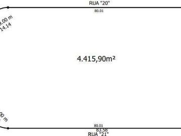 Terreno em Vila Mirim, Praia Grande/SP de 4416m² à venda por R$ 12.903.922,00
