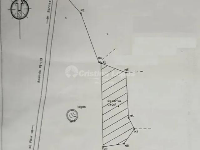 Terreno em Zona Rural, Barras/PI de 4090000m² à venda por R$ 2.199.900,00