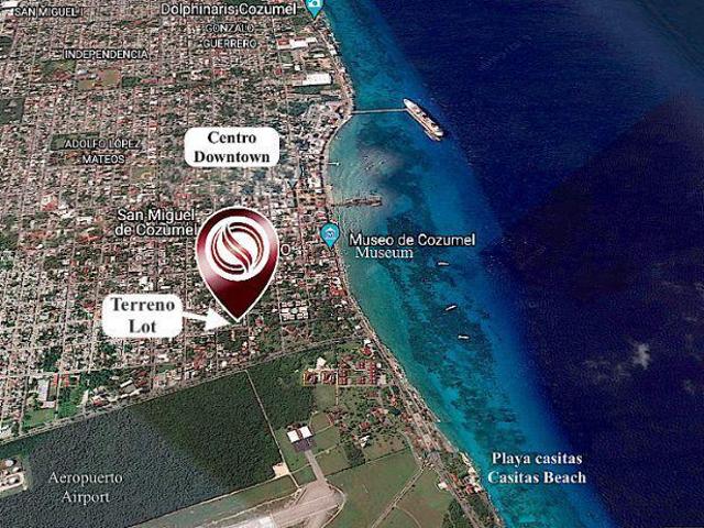 Terreno en Avenida 15, a 450 metros del malec?n, 2 minutos de la playa, en venta