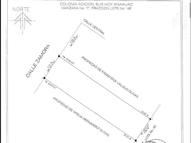 TERRENO EN ANAHUAC
