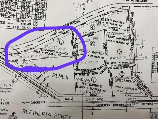 Terreno en Cadereyta Jiménez