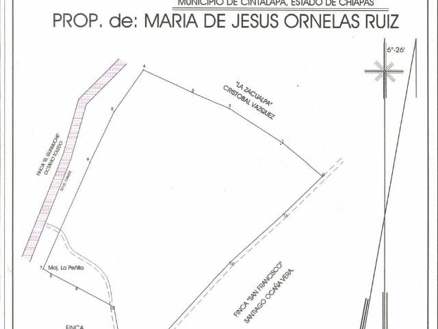 Terreno en cintalapa, chiapas