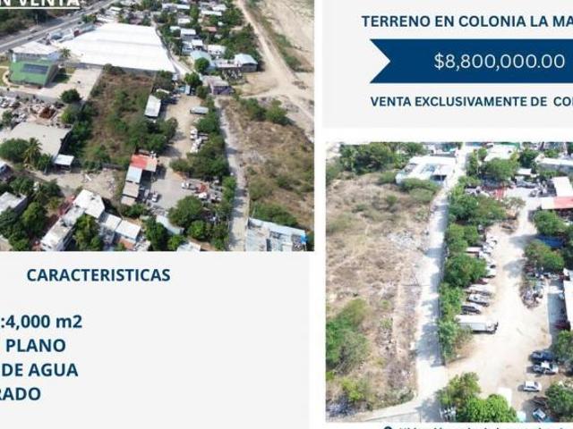 Terreno en Colonia La Maquina