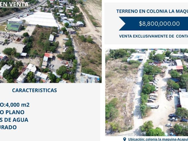 Terreno en Colonia La Maquina