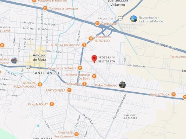 TERRENO EN EVENTA EN AMOZOC DE MOTA PUEBLA