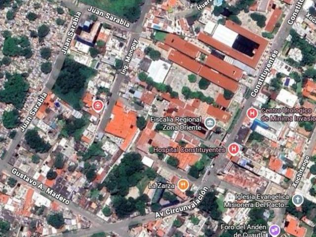 Terreno en el Centro de Cuautla Morelos con tres frentes