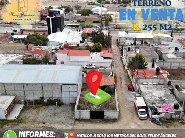 TERRENO EN ESQUINA DE 255 M2, MATILDE, PACHUCA