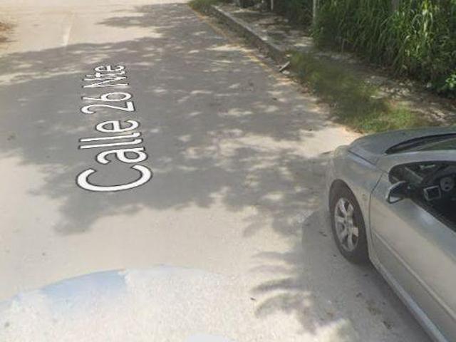 Terreno. En esquina en Playa del Carmen vista 4 calles