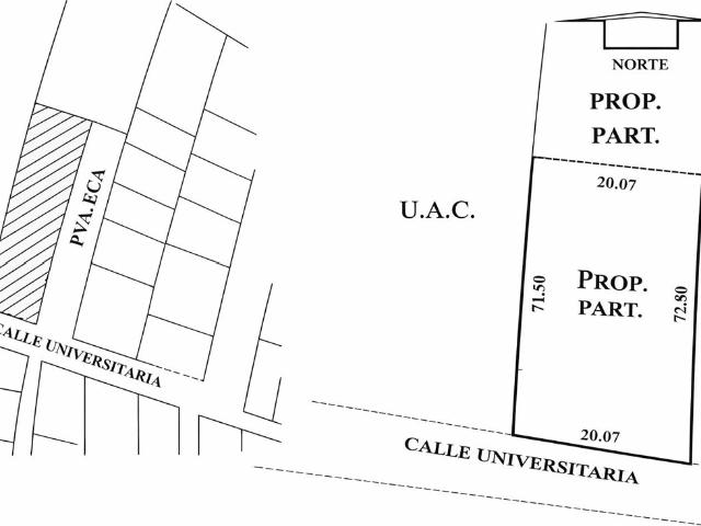 TERRENO EN ESQUINA EN VENTA EN COLONIA UNIVERSITARIA, MONCLOVA, COAHUILA