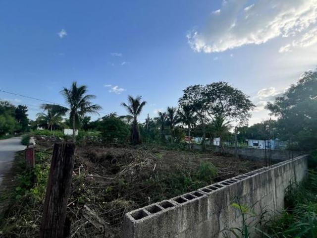 Terreno en esquina Tixkokob