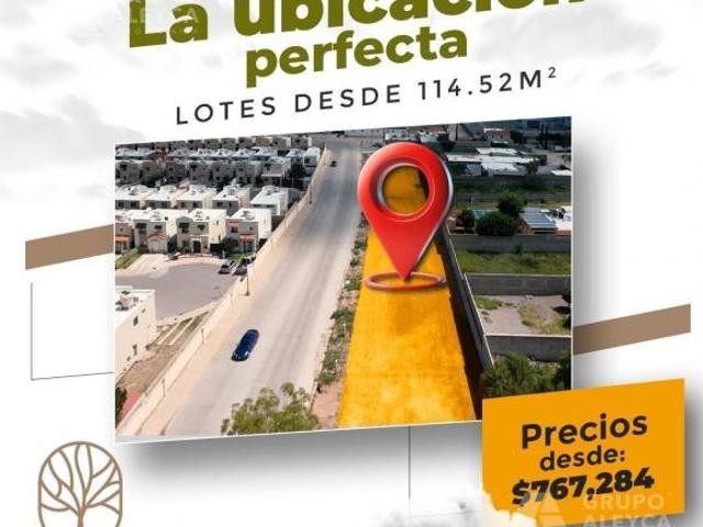 TERRENO EN FRACCIONAMIENTO ARBOL DE HIERRO AL NORTE DE LA CIUDAD