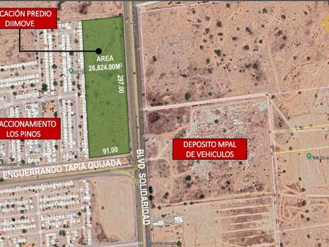 Terreno en Fraccionamiento los pinos