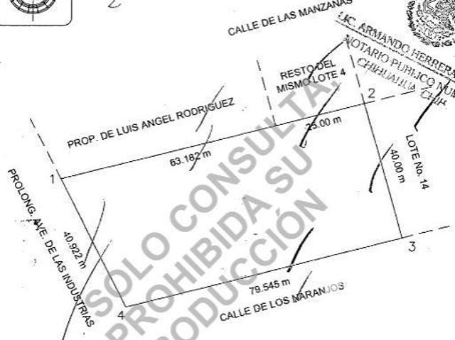 Terreno en Fraccionamiento Quintas Carolinas