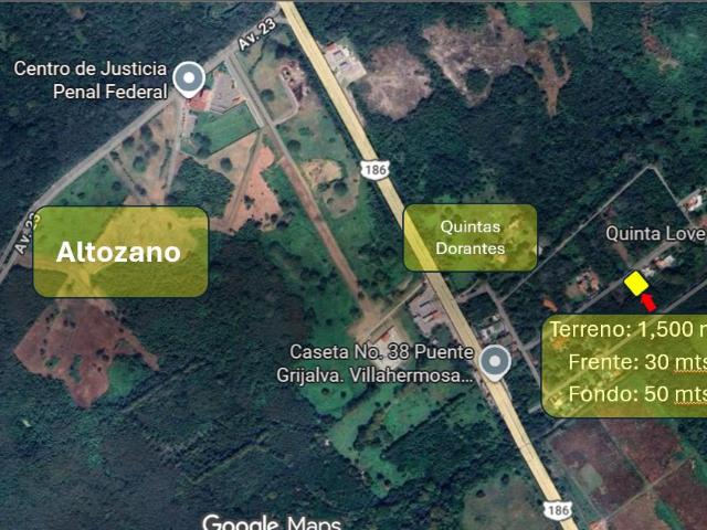Terreno en Granjas Dorantes, Km. 18 Carr. Villahermosa Macuspana