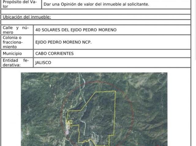 Terreno en Jalisco a 30 min de Puerto Vallarta