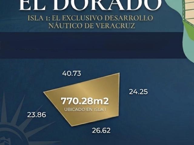 TERRENO EN LA ISLA 1 EN EL DORADO RESIDENCIAL
