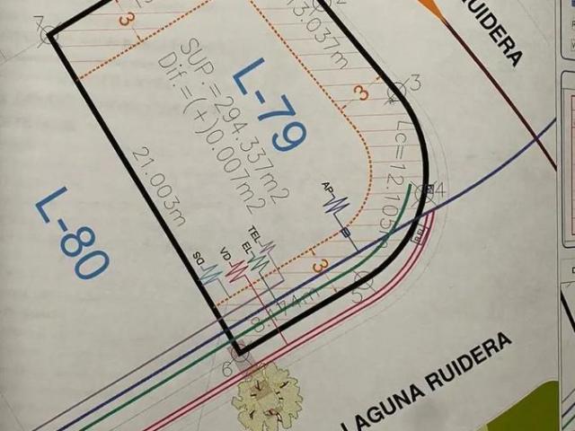 Terreno en Laguna Ruidera en Punta Tibur?n
