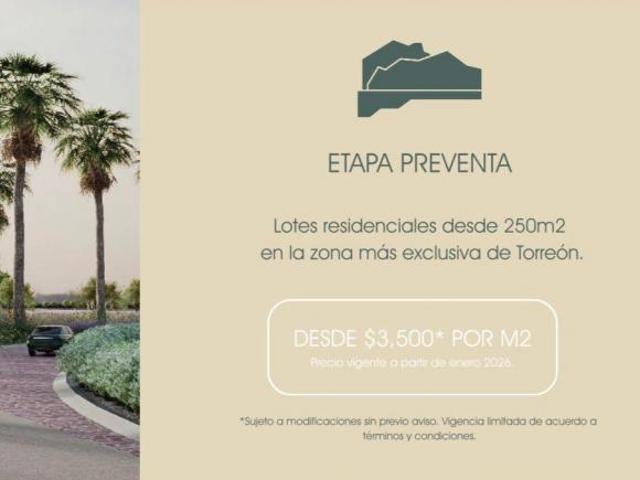 Terreno en Paramo residencial en torreón coahuila