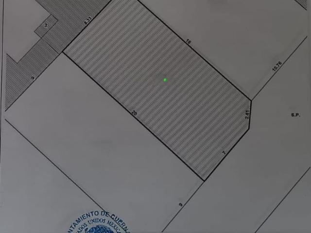 Terreno EN PRIVADA, ZONA DORADA DE CUERNAVACA