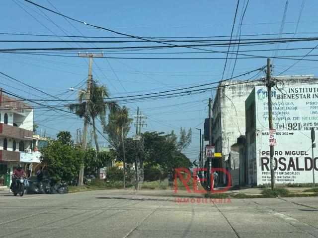 Terreno en Renta Av. Hidalgo esquina Matamoros, Col. ?vila Camacho, Coatzacoalcos, Ver
