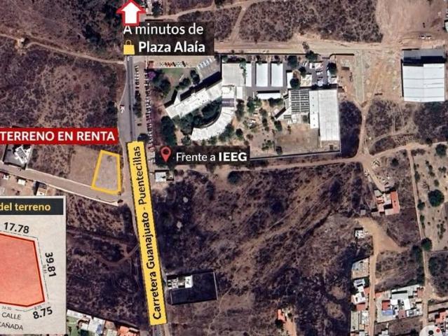 Terreno en RENTA a pie de calle