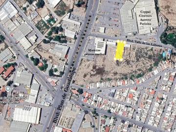 Terreno en RENTA a una cuadra del Blvd. Plan de Guadalupe