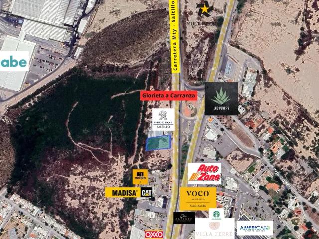 Terreno en renta al norte sobre Blvd. V. Carranza