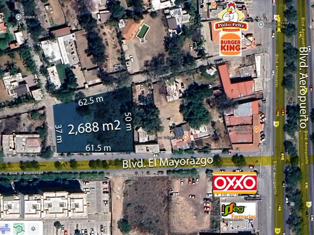 Terreno en Renta Blvd. El Mayorazgo Le?n Guanajuato 2,668 m2