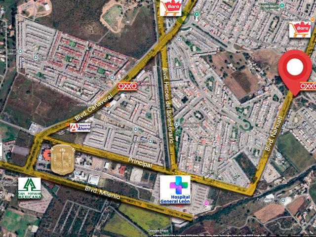 Terreno en Renta Blvd. N?huatl, Heroes de Le?n, Le?n, Gto