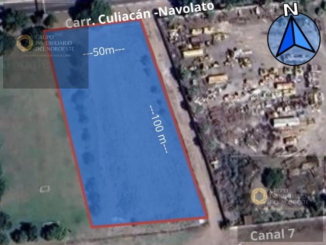 TERRENO EN RENTA CARR. A NAVOLATO