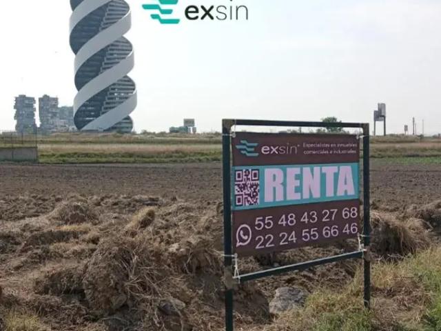 TERRENO EN RENTA CERCA DE VIA ATLIXCAYOTL