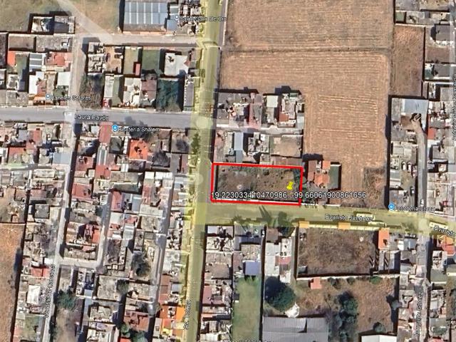Terreno en renta Evaristo Jimenez en esquina, San Juan Tilapa, Estado de M?xico