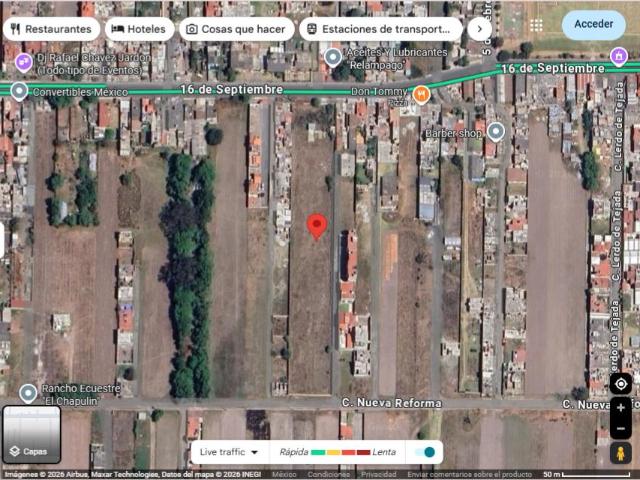 TERRENO EN RENTA EN METEPEC 7,040 m2