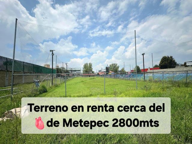 TERRENO EN RENTA EN METEPEC