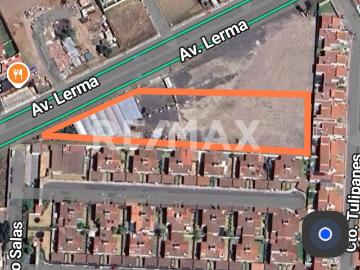 TERRENO EN RENTA EN AVENIDA LERMA METEPEC