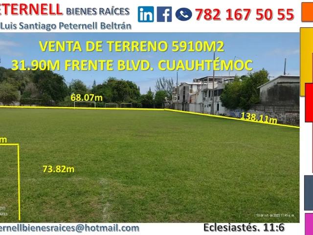 Terreno en renta en Burocratica, Tuxpan, Veracruz de Ignacio de la Llave