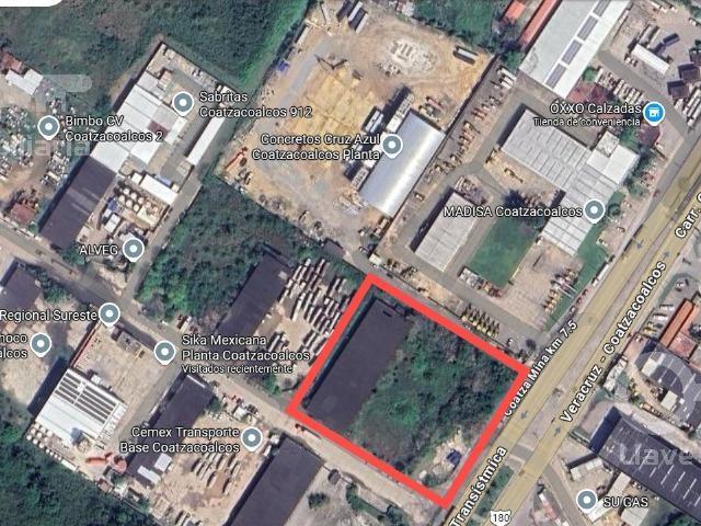 Terreno en Renta en Coatza Mina km 7.5, Col.Villas del Sur, Coatzacoalcos, Veracruz