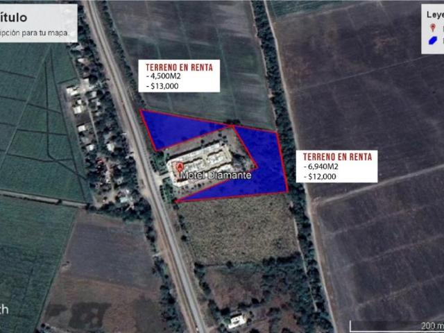 Terreno en renta en el Ejido Aan Agustín Ciudad Mante, Tamaulipas