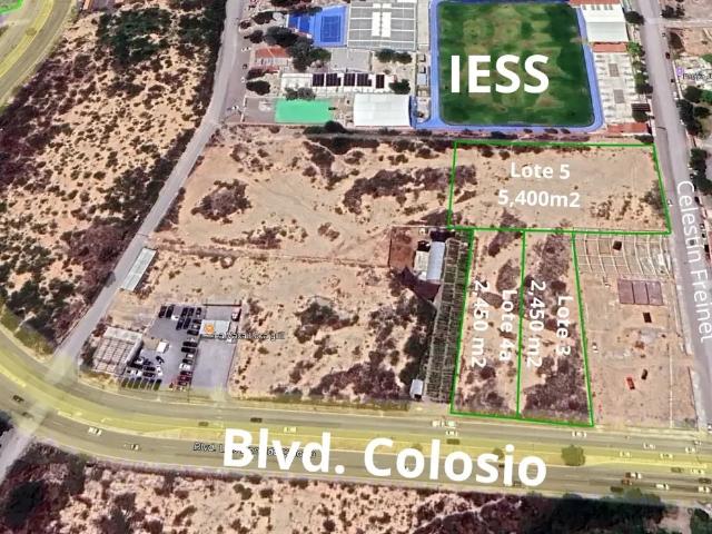 Terrenos en renta en Blvd Colosio desde 2,450 m2
