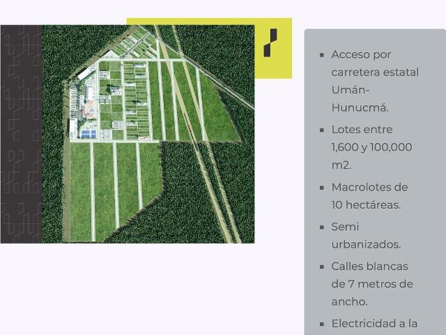 Terreno en Renta en Parque Industrial Intersekia,Um?n Yucat?n