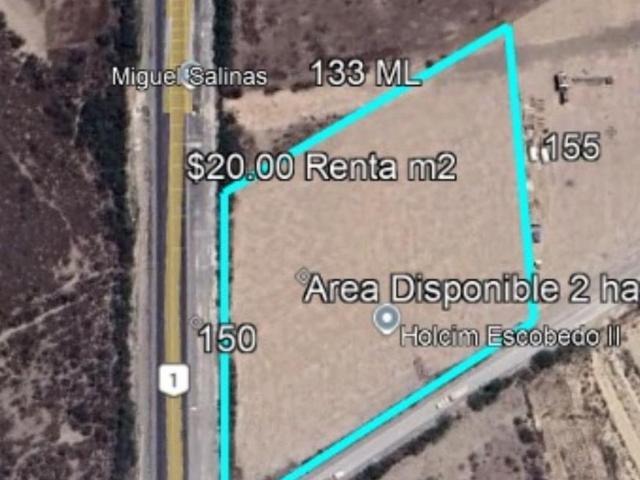 TERRENO EN RENTA EN SALINAS VICTORIA NL
