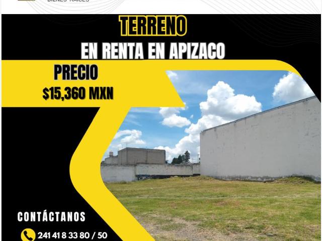 Terreno en renta en San Jose Tetel, Yauhquemehcan, Tlaxcala
